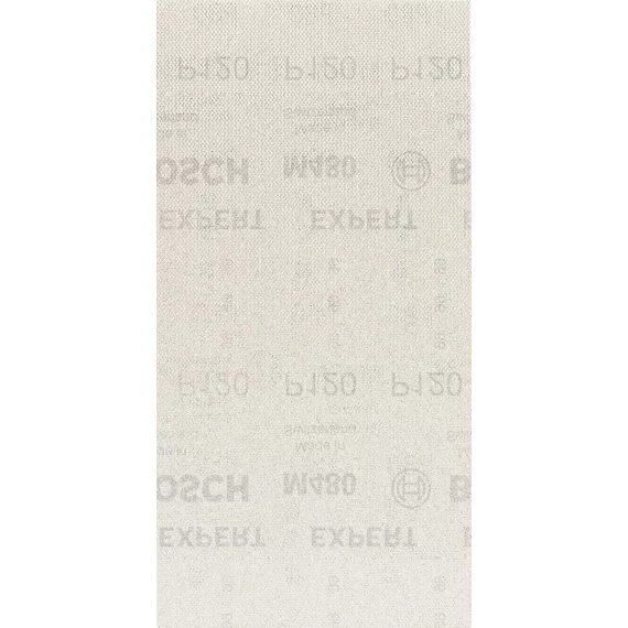 Bosch Expert M480 csiszolóháló rezgőcsiszolóhoz, fára, 80x133mm, P150, 10db