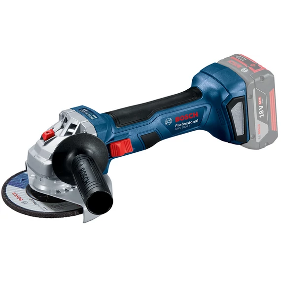 Bosch GWS 180-LI akkus sarokcsiszoló, 18V, 125mm (akku és töltő nélkül)