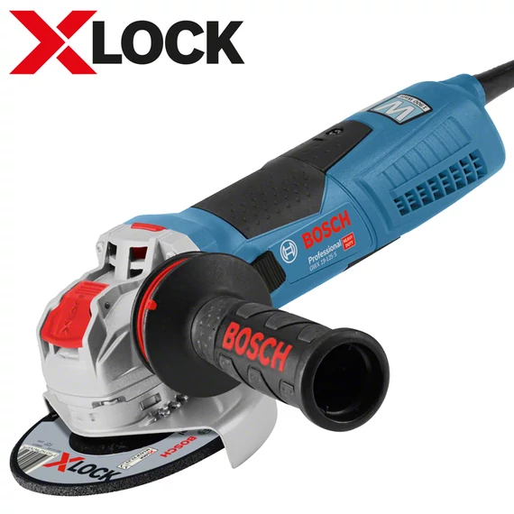 Bosch GWX 19-125 S sarokcsiszoló, X-LOCK, 125mm, 1.9kW