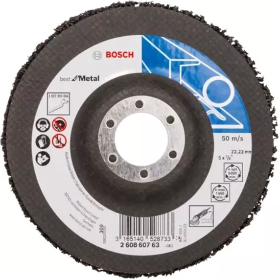 Bosch N377 tisztítótárcsa sarokcsiszolóhoz, fémre, 125mm