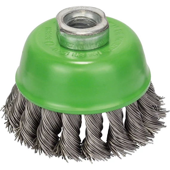 Bosch Heavy for Inox fazékkefe csiszológéphez, M14, nemesacél, fonott, 0.5x75mm