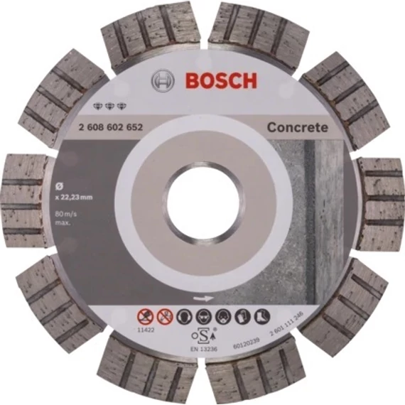 Bosch Best for Concrete gyémánt vágótárcsa sarokcsiszolóhoz, 230mm