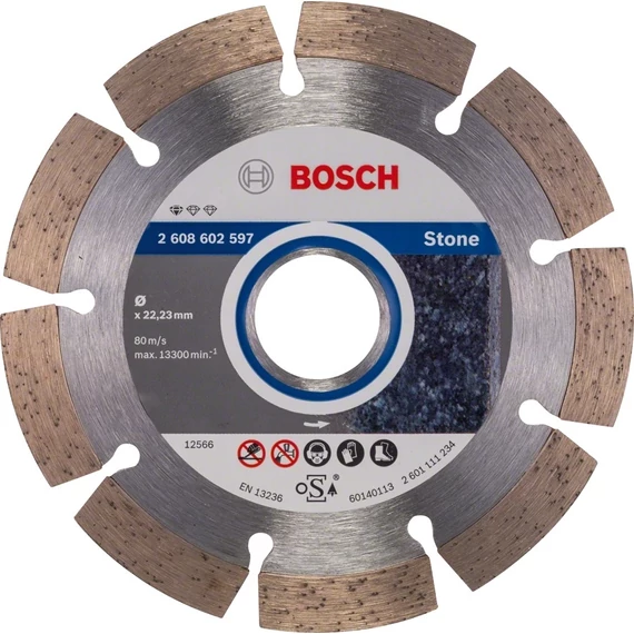 Bosch Standard for Stone gyémánt vágótárcsa sarokcsiszolóhoz, 125mm