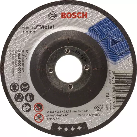 Bosch Expert for Metal vágótárcsa sarokcsiszolóhoz, hajlított, 230x2.5mm