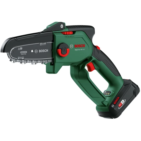 Bosch EasyChain 18V-15-7 akkus láncfűrész, 18V, 13cm (2.5Ah akkuval és töltővel)