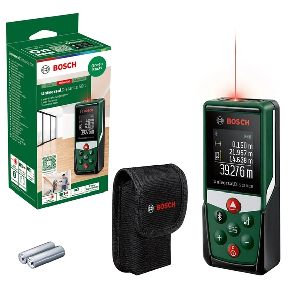 Bosch UniversalDistance 50C digitális lézeres távolságmérő, 50m