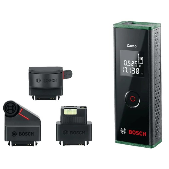 Bosch Zamo III digitális lézeres távolságmérő készlet dobozban, 20m