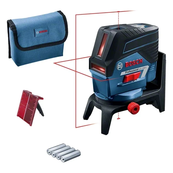  Bosch GCL 2-50 C akkus kombinált lézeres szintező, 12V (akku és töltő nélkül)