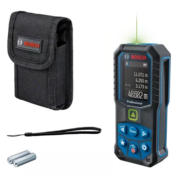 Bosch GLM 50-25 G lézeres távolságmérő, zöld, 50m