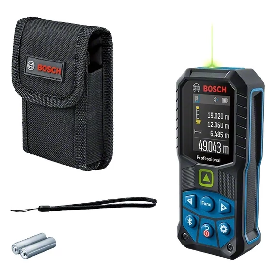 Bosch GLM 50-27 CG lézeres távolságmérő, zöld, 50m