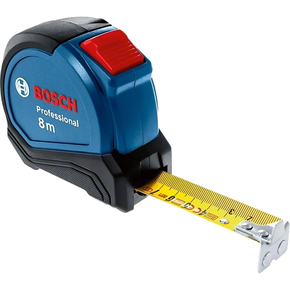 Bosch mérőszalag, mágneses horog, auto lock, 27mmx8m
