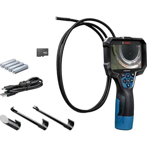 Bosch GIC 12V-5-27 C akkus endoszkópos vizsgálókamera, 12V (4 db elemmel)