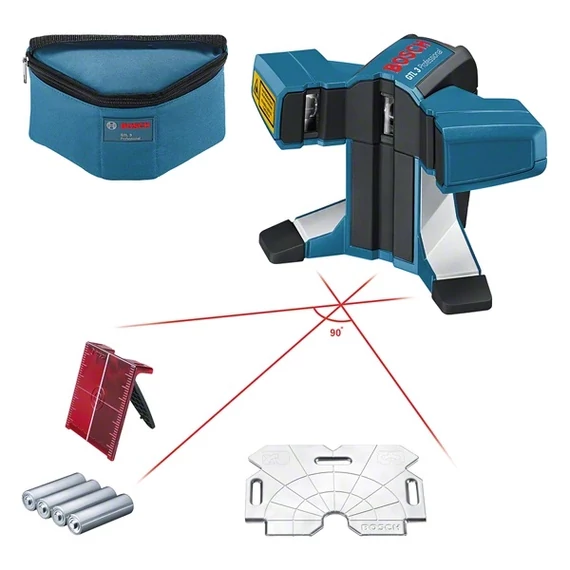 Bosch GTL 3 csempelézer, 20m
