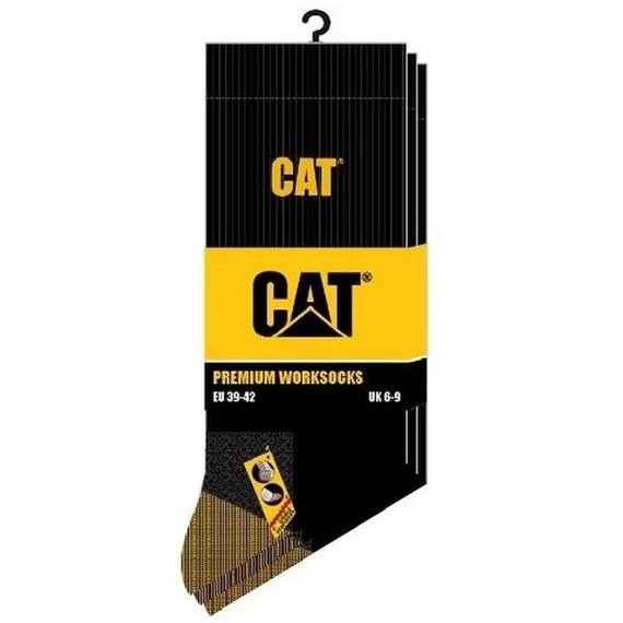 Caterpillar DY178B prémium munkavédelmi zokni, 43-46, 3db