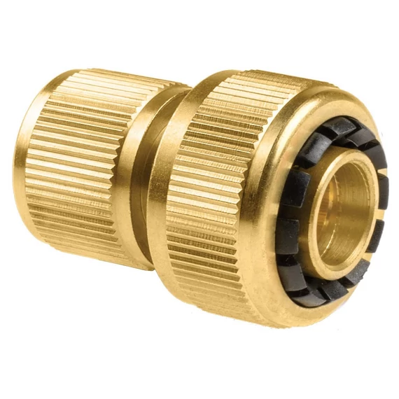Cellfast Brass tömlő gyorscsatlakozó, vízátfolyós, 3/4&quot;