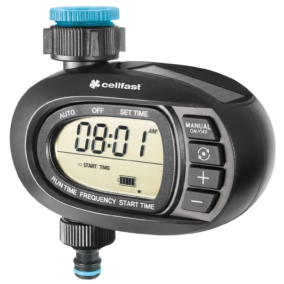 Cellfast Ergo öntözésrendszer vezérlő, napelemes, 3/4&quot;, 1&quot;