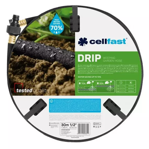 Cellfast DRIP csepegtető locsolótömlő, 1/2&quot;, 30m