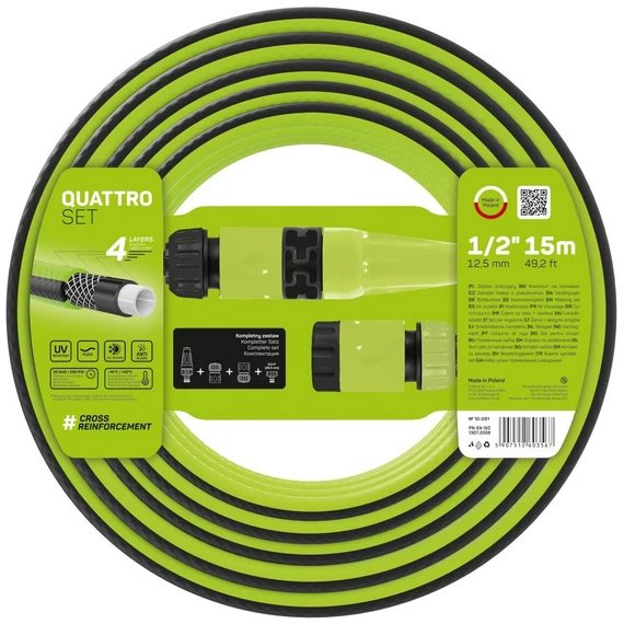 Cellfast Quattro locsolókészlet, 15m, 1/2&quot;, 5db