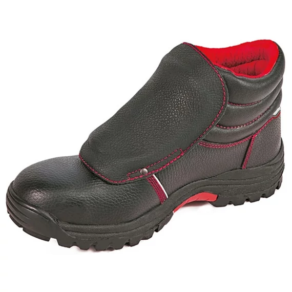 Cerva Steeler Welder S3 HRO SRA hegesztőbakancs, hőálló talp, fekete-piros, 36