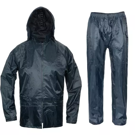 Cerva Carina esővédő öltöny, poliészter PVC bevonattal, kék, 3XL