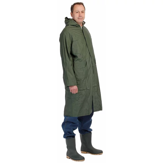 Cerva Cetus esőköpeny kapucnival, PVC bevonattal, zöld, 2XL
