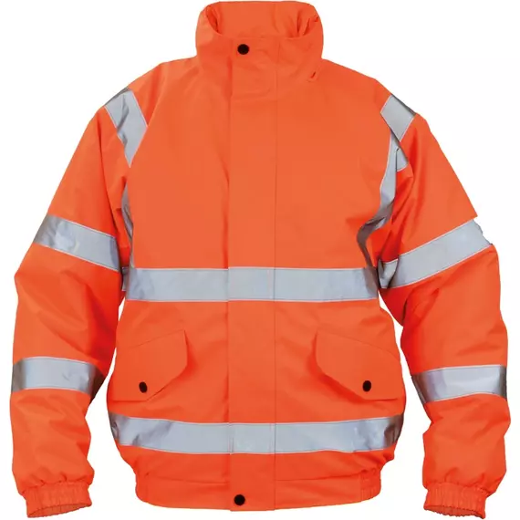 Cerva Cloton HV láthatósági dzseki rejtett kapucnival, narancssárga, XL