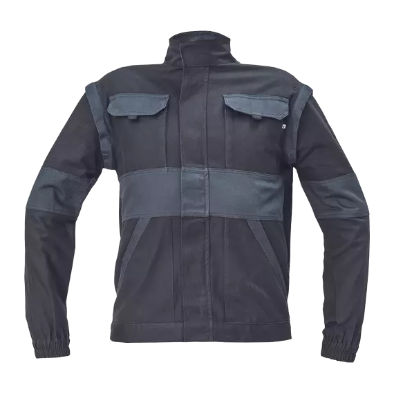 Cerva Max kabát, pamut, fekete-szürke, 58