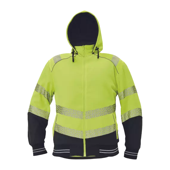 Cerva Knoxfield Prf Hv 2in1 kardigán, sárga, 3XL