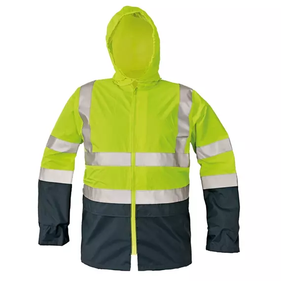 Cerva Epping kabát, fényvisszaverő, sárga-tengerészkék, M