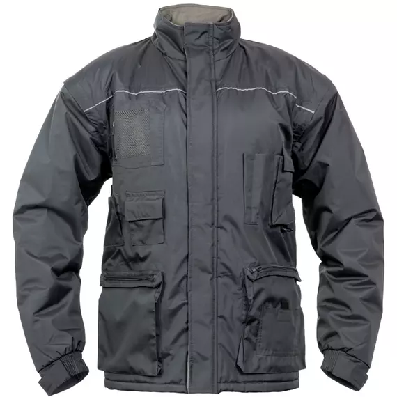 Cerva Libra téli kabát, levehető ujjal, szürke, XL