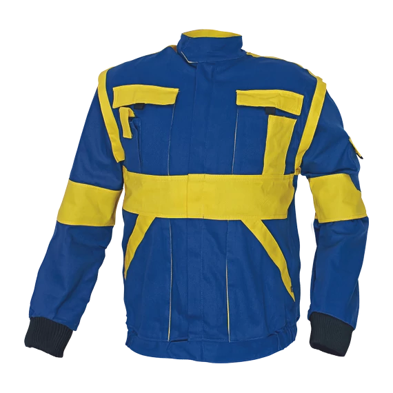 Cerva Max kabát, pamut, kék-sárga, 62