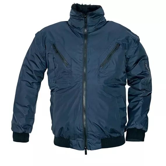 Cerva Pilot kabát, meleg béléssel, kék, 2XL