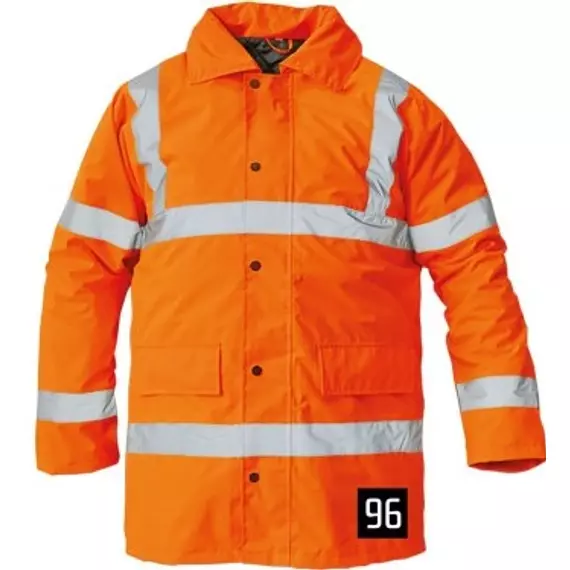 Cerva Sefton jól láthatósági kabát, bélelt, narancssárga, L