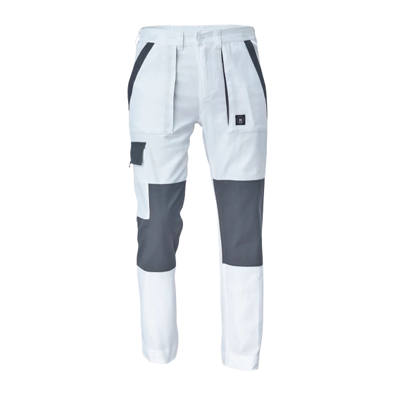 Cerva Max Neo derekas munkanadrág, kopásálló, pamut, fehér, 46