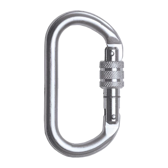 Lanex AZ011 csavaros acél karabiner