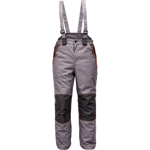 Cerva Cremorne téli kantáros munkavédelmi nadrág, szürke, M