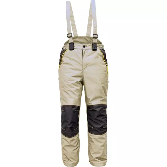 Cerva Cremorne téli kantáros munkavédelmi nadrág, világos olajzöld, XL