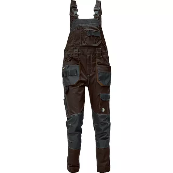 Cerva Dayboro kantáros munkavédelmi nadrág, sötét barna, 50