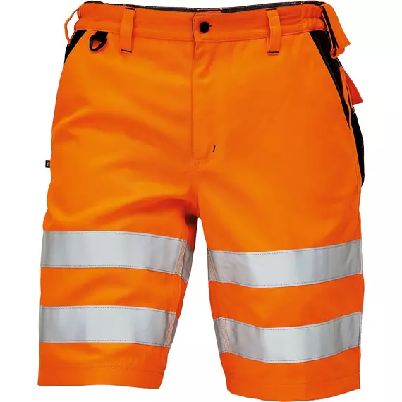 Cerva Knoxfield Hi-Vis munkavédelmi rövidnadrág, narancs, 50