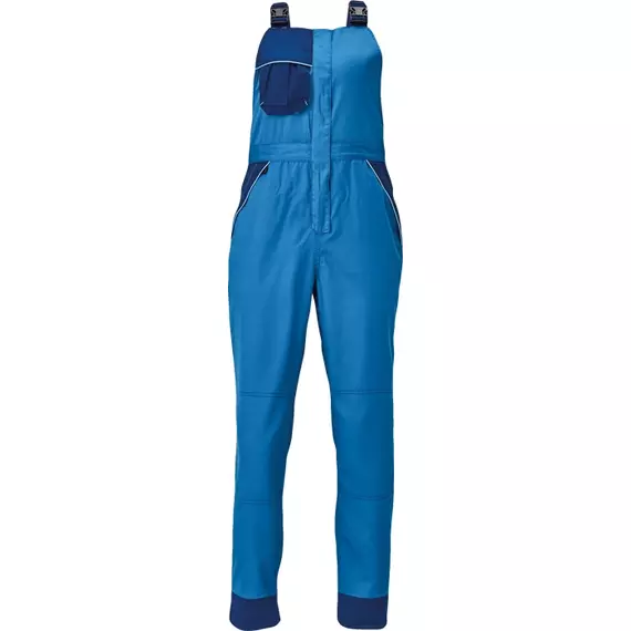 Cerva Montrose női kantáros munkavédelmi nadrág, kék, 54