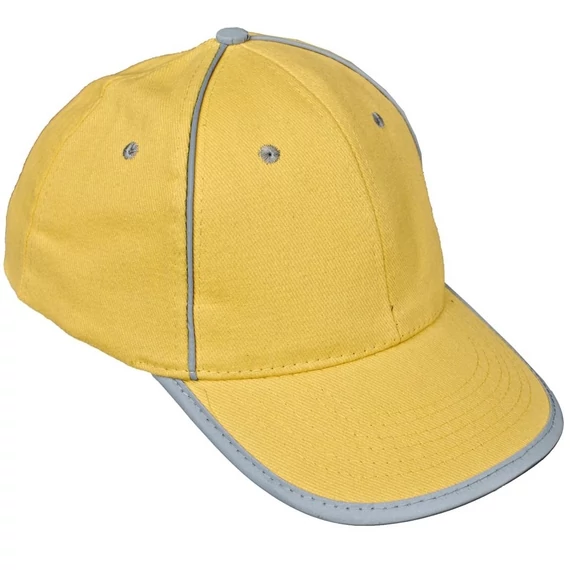 Cerva Riom baseball sapka fényvisszaverő kiegészítőkkel, sárga