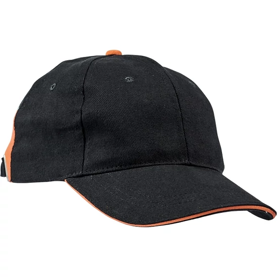 Cerva Knoxfield baseball sapka, fekete-narancs