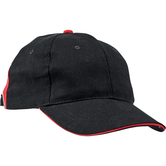 Cerva Knoxfield baseball sapka, fekete-piros