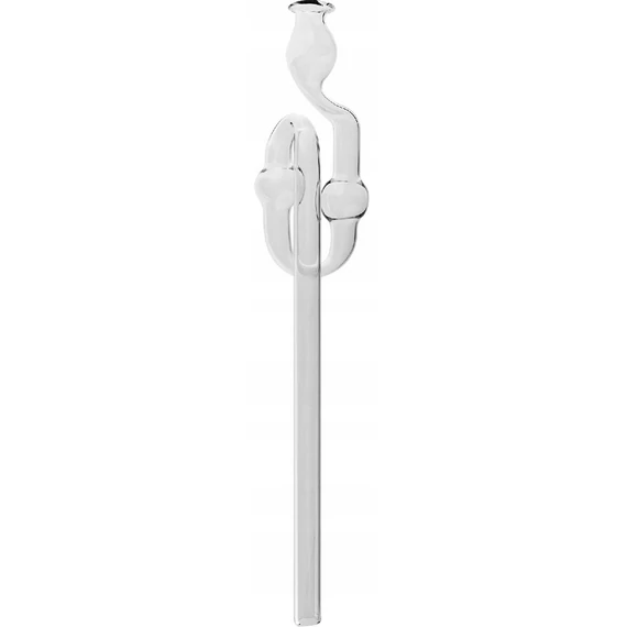 Chomik levegőztető erjesztőcső, üveg, 8.5mm