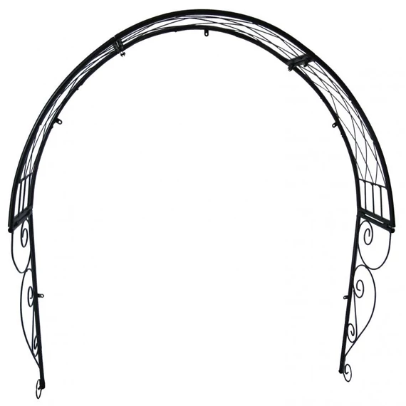 Chomik pergola ajtó fölé, fém, 110x21x105cm