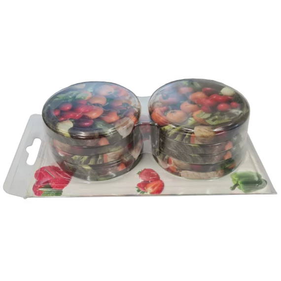Chomik befőttes üveg tető, 66mm, 10db