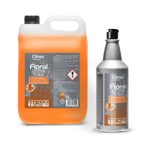 Clinex Floral Gyümölcs univerzális padlótisztítószer, PH10, 10L