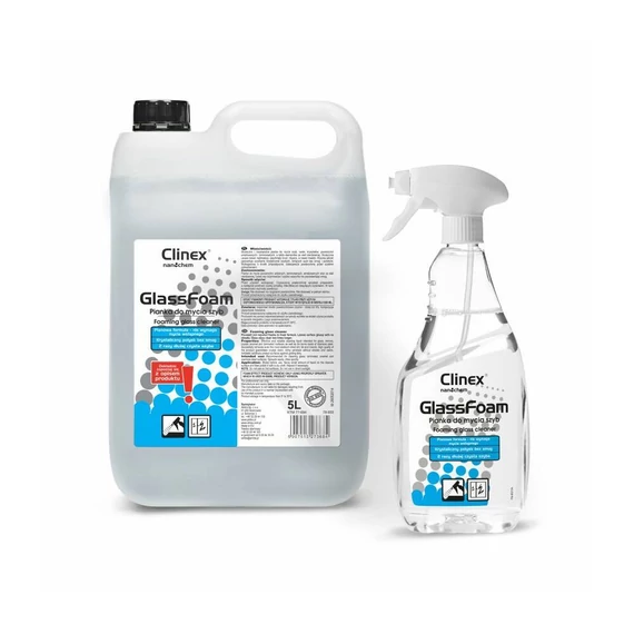 Clinex Glass Foam üvegtisztító hab, szórófejes, 650ml