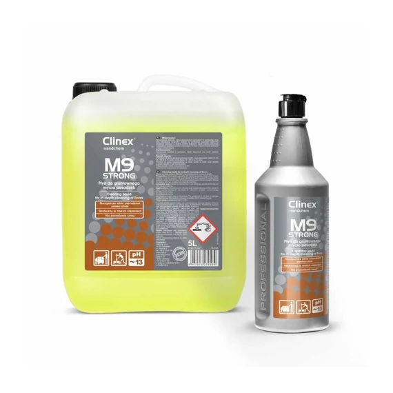Clinex M9 Strong kézi/gépi tisztítószer, PH13, 5L 