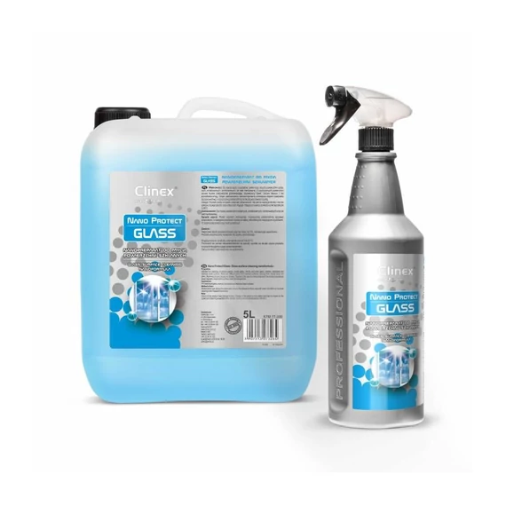 Clinex Nano Protect Glass üvegtisztítószer, szórófejes, PH10, 5L